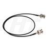 HangTon 3G HD SDI BNC Video Coaxial Cable for Atomos Ninja V BMCC FS5 Epic C300 Camera Monitor, Thin Soft RG174 60cm Straight BNC view 1