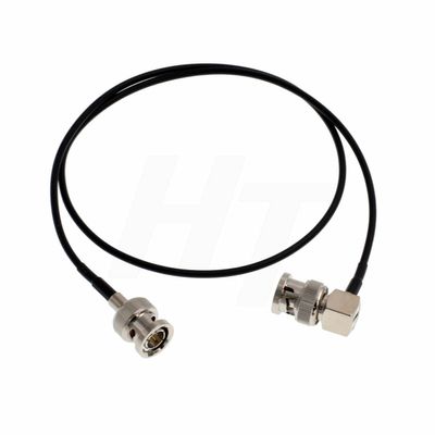 HangTon 1080p 3G HD SDI BNC Video Coaxial Cable for SmallHD Blackmagic Sony ARRI RED Camera Monitor Transmitter, Thin Soft RG174 45cm