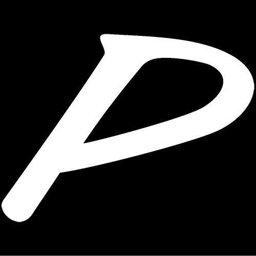 Letter P Style #05 Decal Sticker (White), Decal Sticker Vinyl Car Home Truck Window Laptop