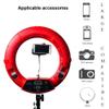 Yidoblo18 Dimmable Fluorescent Ring Light Kit: 96W 5500K Ring Light, Light Stand, Soft Tube, Filter and Bag for Photography YouTube Self Video Make-up (R-FD-480II) view 2