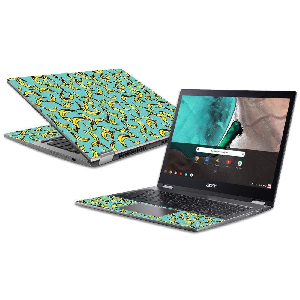 MightySkins Skin Compatible with Acer Chromebook Spin 13 (2018) - Bananas | Protective, Durable, and Unique Vinyl Decal wrap Cover | Easy to Apply, Remove, and Change Styles | Made in The USA
