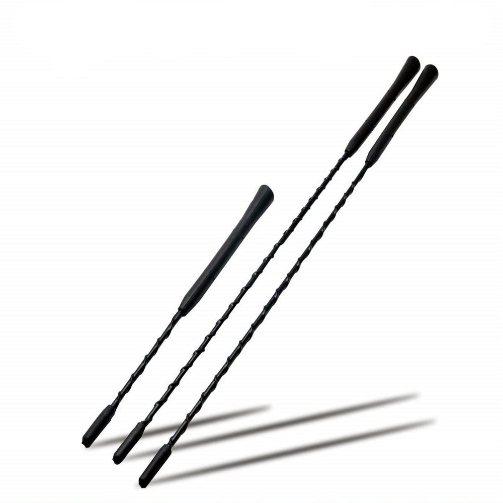 Car Antenna Replacement, MASO 9" Rubber Roof Auto Mast Whip Wing Radio Stereo Applicable to Car Models