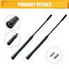 Car Antenna Replacement, MASO 9" Rubber Roof Auto Mast Whip Wing Radio Stereo Applicable to Car Models view 2