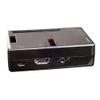Black ABS V2 Case Enclosure to All Ports for Raspberry Pi 2 Model B view 3