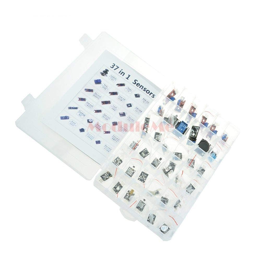37 in 1 Sensor Kit for Arduino Raspberry Pi Beginners Learning Keys Sensors Module Ultimate with Matched Box Top Quality
