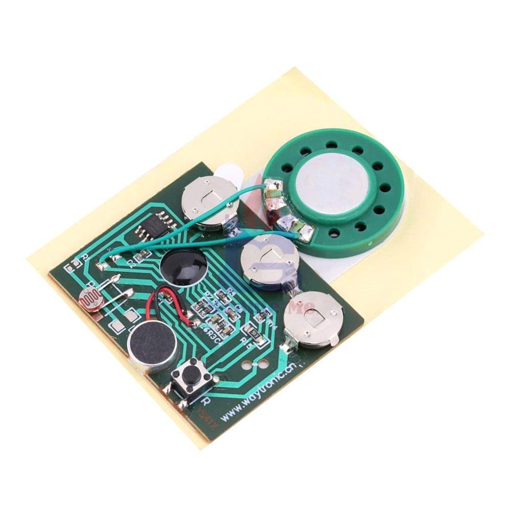 DIY Kit 30 Seconds Lightsensitive Sensor Voice Module Voice/Music Record/Recorder Board Music Programming Board