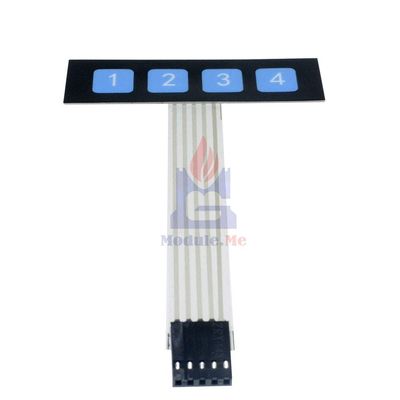 5pcs 1x4 Key Matrix Membrane Switch Control Panel Slim Keyboard Keypad