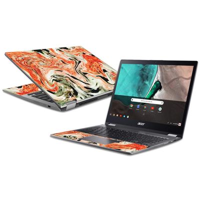 MightySkins Skin Compatible with Acer Chromebook Spin 13 (2018) - Marble Madness | Protective, Durable, and Unique Vinyl Decal wrap Cover | Easy to Apply, Remove, and Change Styles | Made in The USA