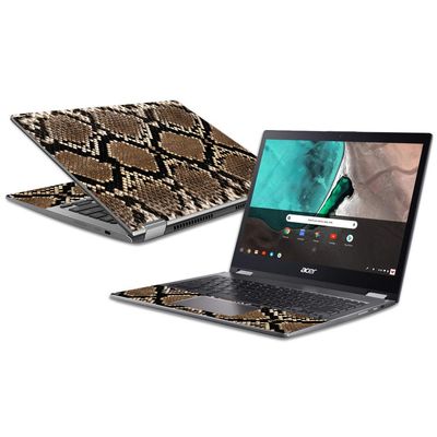MightySkins Skin Compatible with Acer Chromebook Spin 13 (2018) - Rattler | Protective, Durable, and Unique Vinyl Decal wrap Cover | Easy to Apply, Remove, and Change Styles | Made in The USA