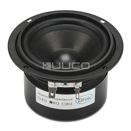 Davitu 3 inches 6 ohms Audio Speaker Full-range speaker Antimagnetic Speaker unit 15W Stereo Loudspeaker for DIY speakers