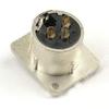 Davitu 20Pcs/lot Metal XLR 3 Pin Female Chassis Mount Socket for wall plate view 2