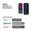ARRIS (SB6183) -Cable Modem - Fast DOCSIS 3.0 16x4 Gigabit, [Check with your provider for compatibility], 1 Gbps Port, 400 Mbps Max Internet Speed, 2 Year Warranty view 3