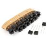 Davitu 30 Pcs 500mA/1A/2A/3.15A/4A/5A/10A Miniature Square Radial Lead Micro Fuse for PCB T1A/T2A/T3.15A/T5A/T500MA/T4A/T10A 250V 392 - (AMP: 3A) view 1