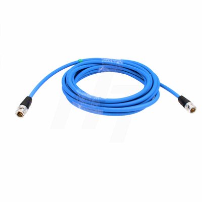 HangTon HD SDI 12G 4K Video Coaxial Cable for Sony ARRI RED BMD Atomos BNC Male to BNC Male, Canare LV-61S 75 Ohm 1m Blue