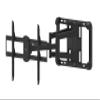 Amazon Basics Heavy Duty Extension Dual Arm, Full Motion Articulating TV Mount with Tilt and Swivel for 37" to 80" TVs up to 132 lbs, VESA Compatible, Fits LED LCD OLED Flat Curved Screens, Black view 1