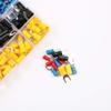 Davitu 280Pcs/Set Davitu SV Furcate Fork Spade Wire Crimp pressed terminals Cable Wire Connector SV Black Red Blue Yellow 22-10 AWG view 4