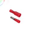 Davitu 50pcs Six Color Male Female Bullet Connector Crimp Terminals Wiring - (Color: White) view 4