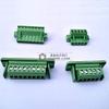 Davitu 5sets pitch 5.08mm-2/3/4/5/6/7/8/9 / 10P green through the wall pluggable male and female plug-in copper terminal connector - (Pins: 7P) view 3