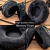 90mm Replacement Ear Pads Compatible with NS-WHP314, MDR-V700 V500, HDJ2000, DJ DN-HP1000, HARX300 HARX500, ProDJ100 ProDj200, RP-DH1200, T4s Headphones (Black Velvet) view 2