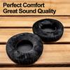 90mm Replacement Ear Pads Compatible with NS-WHP314, MDR-V700 V500, HDJ2000, DJ DN-HP1000, HARX300 HARX500, ProDJ100 ProDj200, RP-DH1200, T4s Headphones (Black Velvet) view 3