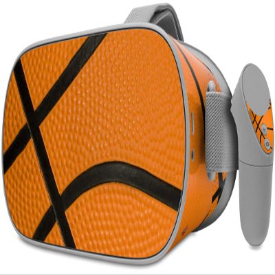 WraptorSkinz Decal Style Skin Wrap Compatible with Oculus Go Headset - Basketball (Oculus NOT Included)
