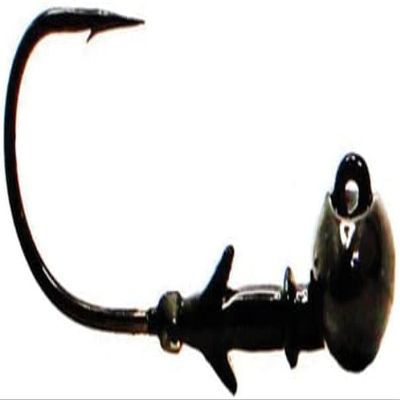 Dobyns Rods FBHEADBLK13PK Black Football Head, Gamakatsu hook size 4/0 3 pack 1 oz Black Football Head, Gamakatsu hook size 4/0 3 pack, 1 oz