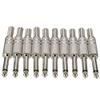 10pcs 6.35mm Male Mono Monaural Audio Cable Jack Connector Plug 1/4" Male Solder-on Audio Connectors 75x15mm Mayitr view 4