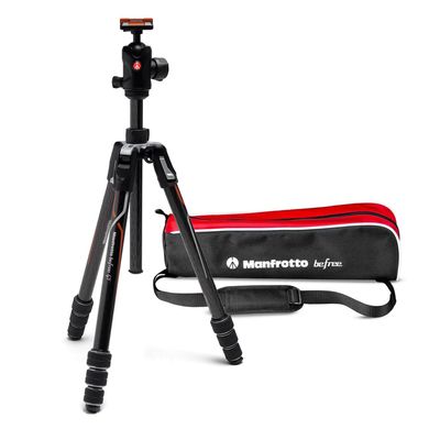 Manfrotto MKBFRTC4GTA-BH Befree GT Carbon T-Tripod Kit, 4 Levels, for Sony Alpha Cameras