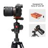 Manfrotto MKBFRTC4GTA-BH Befree GT Carbon T-Tripod Kit, 4 Levels, for Sony Alpha Cameras view 4