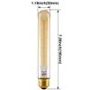 Edearkar E26/E27 Base, T10/T30 Tubular Vintage Edison Light Bulbs 25W T185 110V Dimmable T30 Antique Incandescent Light Bulb T30 Antique Filament Light Bulb, Pack of 4 view 3