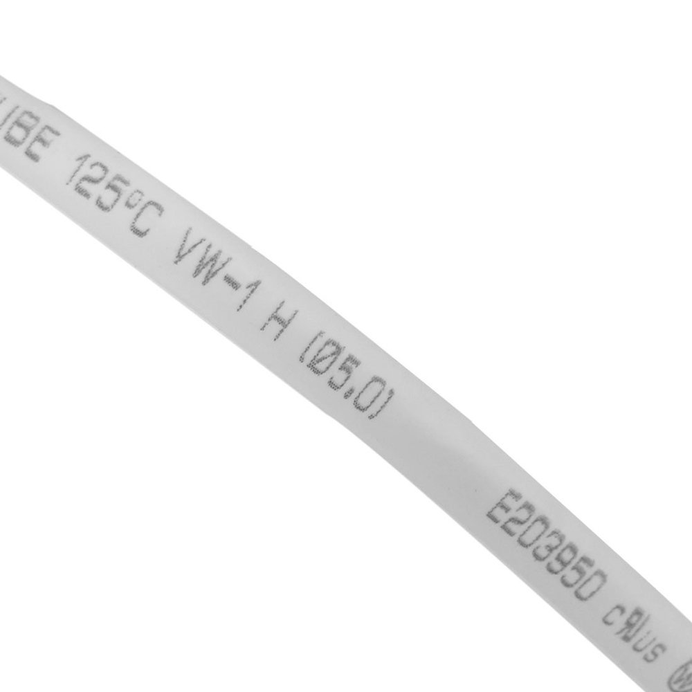 Aexit Ratio 2:1 Electrical equipment 5mm Dia White Polyolefin Heat Shrinkable Tube 8M 26.2Ft