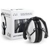 Pro For Sho 34dB NRR Hearing Protection Ear Muffs  Highest NRR Compact Design Ear Protection for Loud Events & Sensory Use (White) view 1