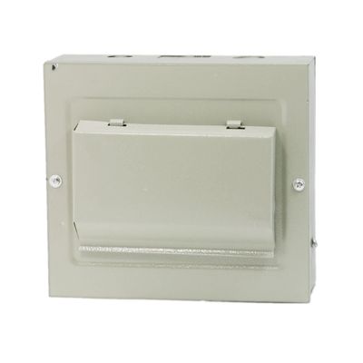 Aexit Rectangular Gray Power supply and power module Metal Power Supply Distribution Box Guard Cover for Building