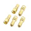 Aexit 5Pcs RC Electrical equipment Airplane Plane Aircraft 4mm Gold Tone Banana Female Connector Adapter view 1