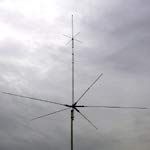 Diamond Antenna CP-5H Five Band (40/20/15/10/6M) Trap Vertical Antenna with Trap Radials