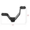 Aexit Double Mounting Lighting fixtures and controls V-Shape Flash Shoe Bracket Studio Holder 12cmx9cm Black view 2