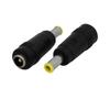 Aexit 5.5 X Distribution electrical 2.1mm Female to 2.5 x 0.7mm Male DC Power Cord Connector Adapter 8pcs view 3