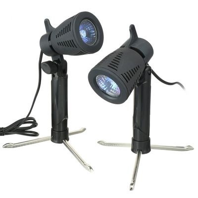 Aexit 2Pcs US Lighting fixtures and controls Plug Photography Studio 50W Continuous Portable Light Lamp for Table Top Studio