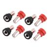 Aexit 8pcs 4mm Electrical equipment Red Black Banana Female Connector Audio Cord Coupler Adapter for RC Airplane Aircraft view 1