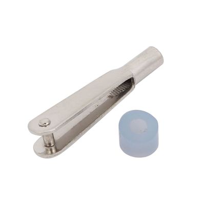 Aexit Metal Clevis Electrical equipment 2.2mm Hole Dia 25mm Long Airplane Spare Parts for M2.2 Push Rod