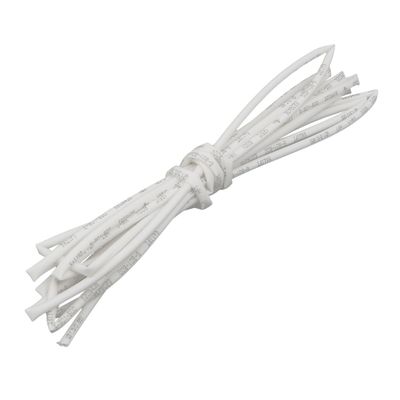 Aexit 6.6Ft Length Electrical equipment 1.5mm Inner Dia Polyolefin Insulated Heat Shrink Tube Wire Wrap White