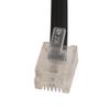 Aexit RJ11 6P2C Transmission Telephone Phone Line Extension Cord Cable White 1M Long view 3