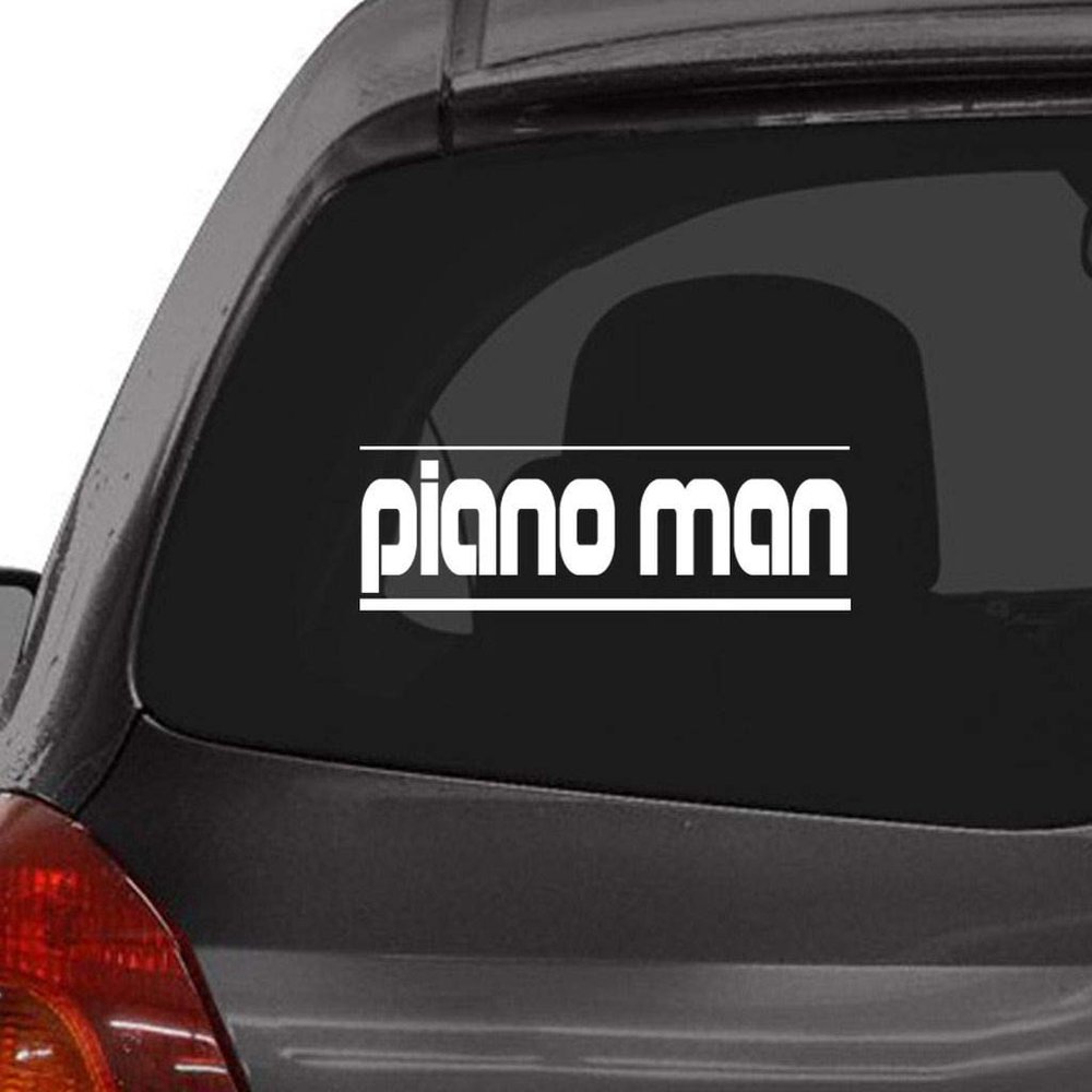 Custom Brother - Piano MAN Car Laptop Wall Sticker n32