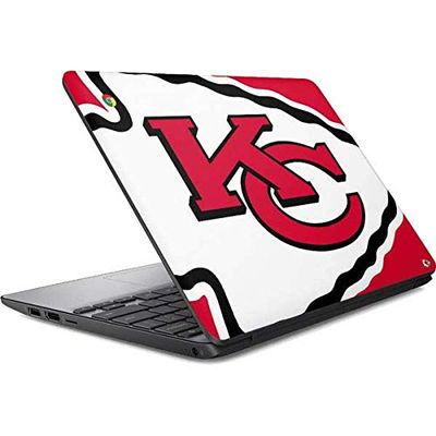 Skinit Decal Laptop Skin Compatible with Chromebook 11 G5 - Officially Licensed NFL Kansas City Chiefs Large Logo Design