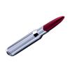 VMS Racing 50 Cal Caliber CHROME RED TIP BULLET ANTENNA in Heavy Gauge CNC Machined Billet Aluminum Short Compatible with Nissan Titan 03-19 2003-2019 view 1