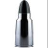 VMS RACING 50 Cal Caliber Chrome Gunmetal TIP Bullet Antenna in Heavy Gauge CNC Machined Billet Aluminum Short Compatible with Nissan Titan 03-19 2003-2019 view 3
