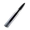 VMS RACING 50 Cal Caliber Chrome Gunmetal TIP Bullet Antenna in Heavy Gauge CNC Machined Billet Aluminum Short Compatible with Nissan Titan 03-19 2003-2019 view 4
