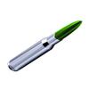 VMS Racing 50 Cal Caliber CHROME GREEN TIP BULLET ANTENNA in Heavy Gauge CNC Machined Billet Aluminum Short Compatible with GMC SIERRA 1500 2500 3500 07-19 view 1
