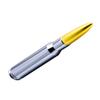 VMS RACING 50 Cal Caliber Chrome Gold TIP Bullet Antenna in Heavy Gauge CNC Machined Billet Aluminum Short Compatible with Harley Davidson Touring Models with Tour PAK (ONLY) view 1