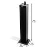 GOgroove Bluetooth Tower Speaker with Subwoofer Built in - Floorstanding Home Speaker with Powerful Bass and Dual Drivers, 120W Peak Power, MP3 3.5mm Aux, USB 2.0 Port Flash Drive, FM Radio (Single) view 2